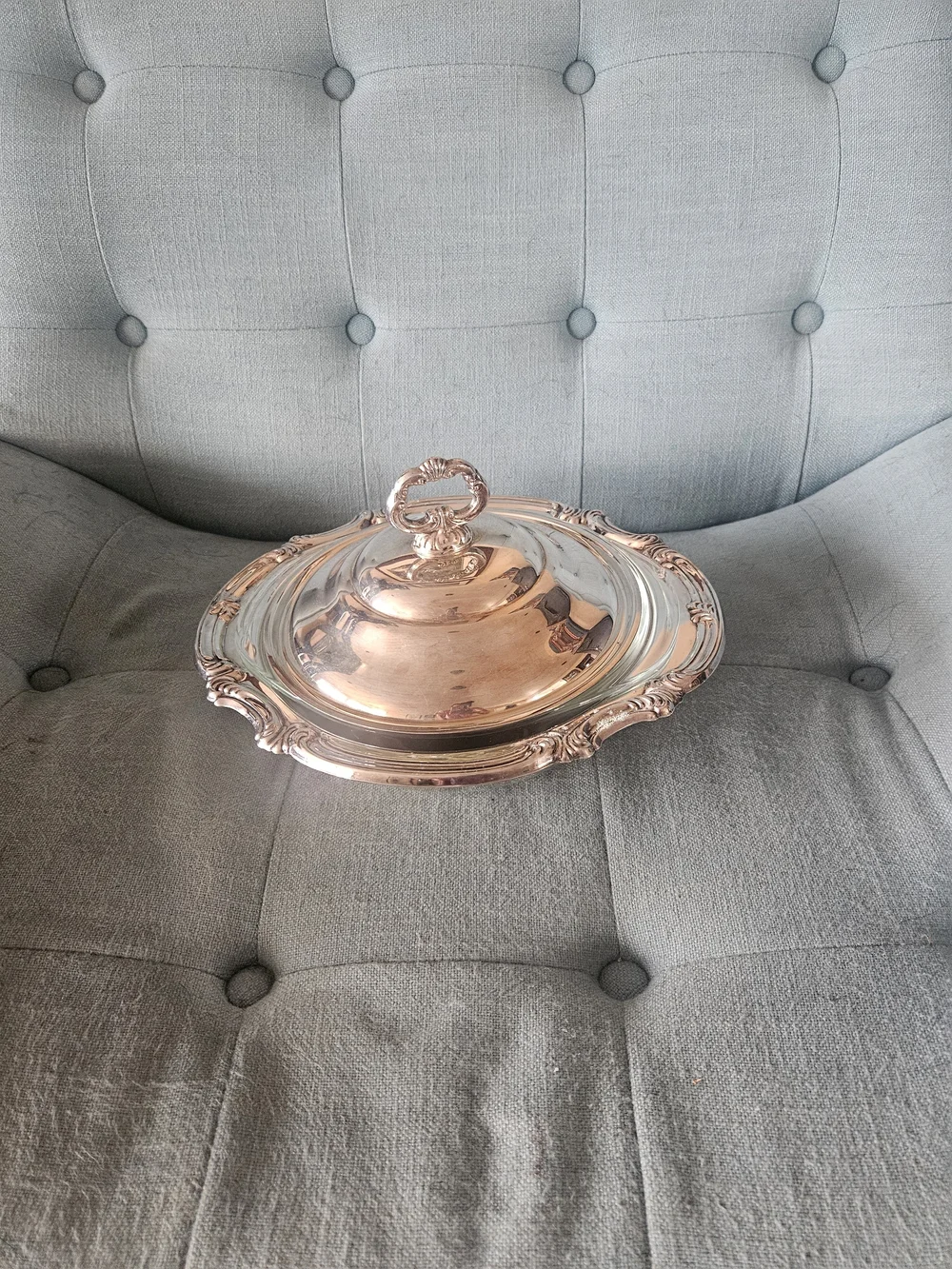 Kent Silversmiths 3 piece casserole bowl